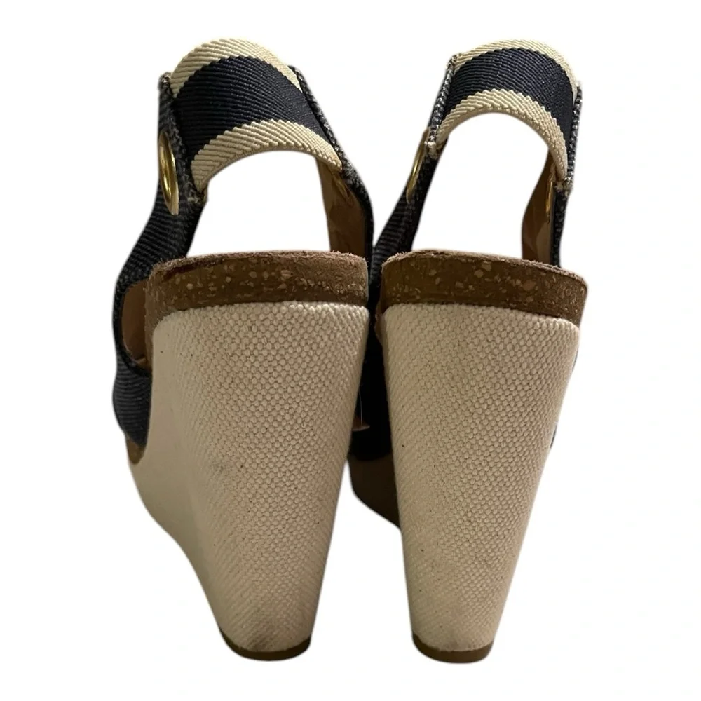 Splendid Dani Blue Wedge Heeled‎ Sandal Size